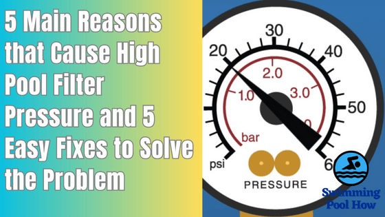 pool filter pressure at 30 psi